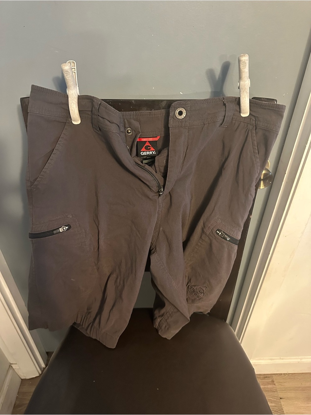 Gerry Weber Men’s Brown Athletic Cargo Shorts